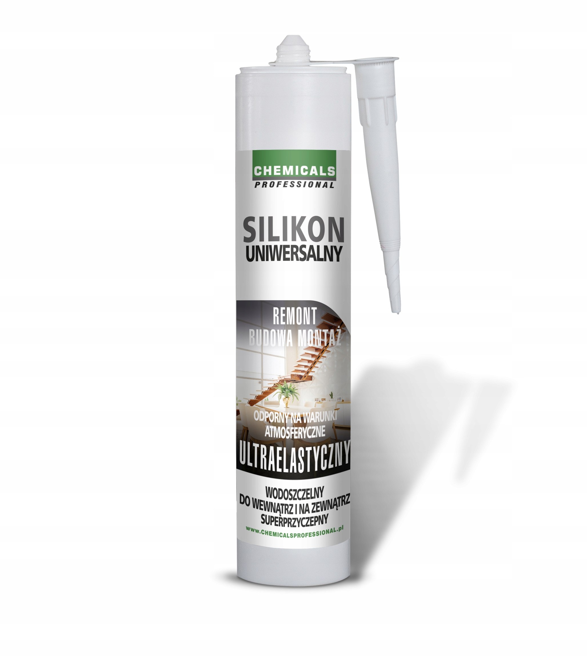 Silikon uniwersalny SZARY 300ml